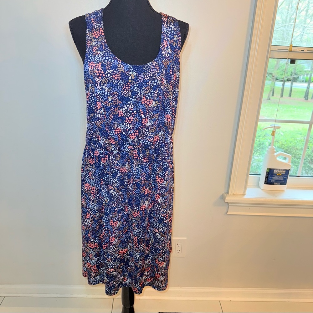 Kaleigh Navy Blue Floral Dress